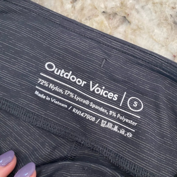 Outdoor Voices Grey Leggings Size Small - Picture 4 of 8